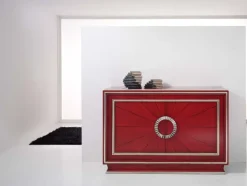 Bamar Soggiorno Marostica laccato rosso scontato del -30 %