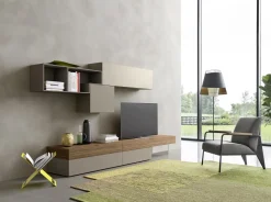 Composizione per il living modello Lampo di Sangiacomo in Offerta Outlet