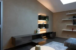 Composizione per il living modello 36e8 di Lago in Offerta Outlet