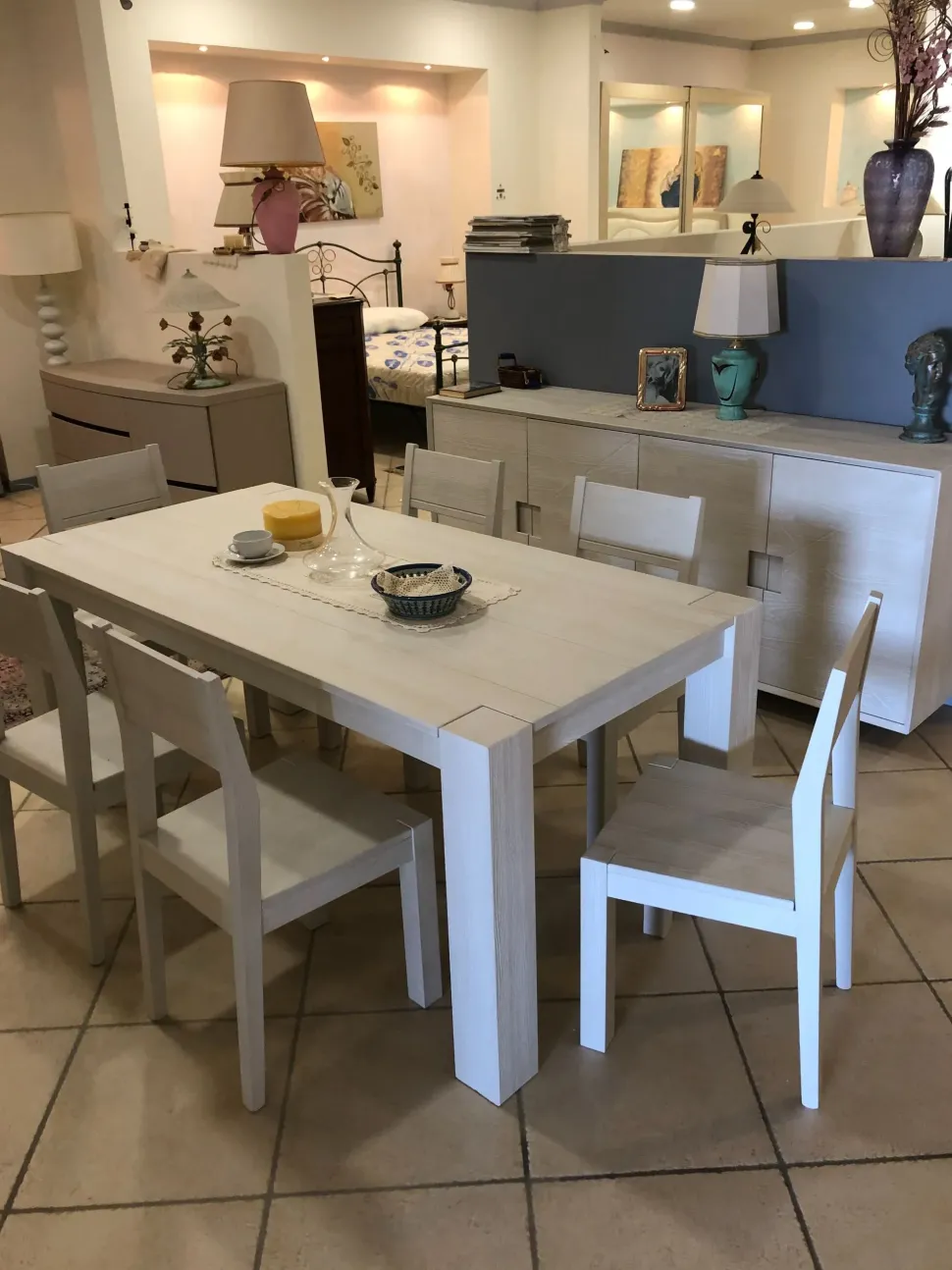 Composizione per il living modello Unikawood di Fratelli mirandola a prezzo scontato