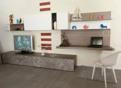 Composizione per il soggiorno modello Unix di Maronese acf a prezzo scontato