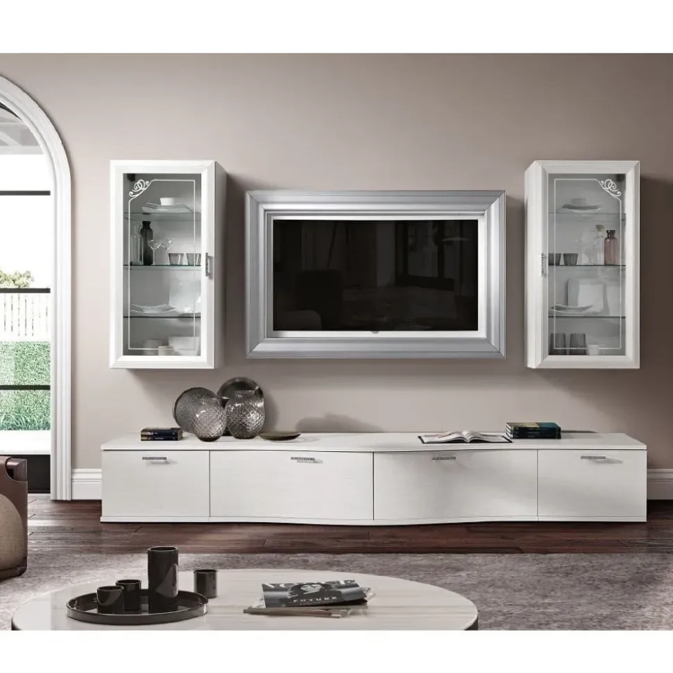 Composizione per la zona giorno modello Living mod.deco' di Gierre mobili in Offerta Outlet