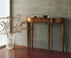 Consolle modello Consolle sagomata versione noce in promo-sconto del 40% a marchio Artigiani veneti SCONTATA