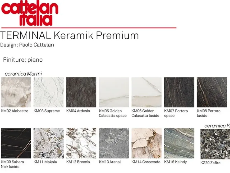 Consolle modello Terminal keramik premium Cattelan italia scontata del 30%