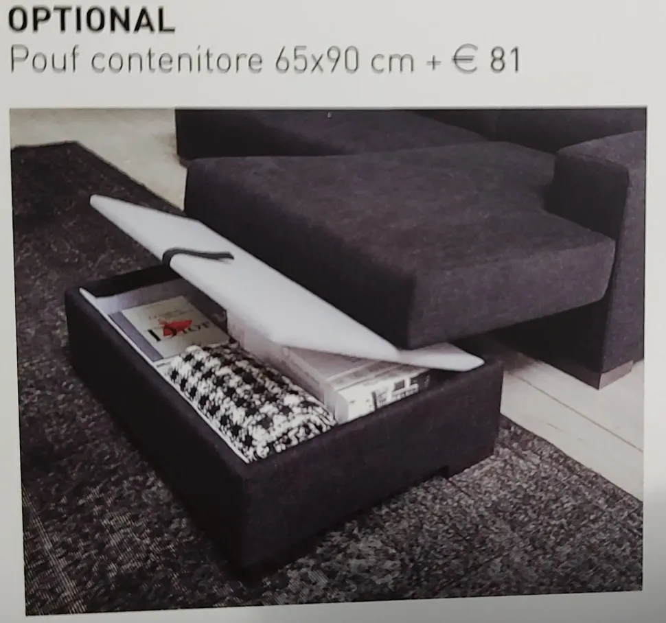 Divani letto con penisola Florida Fabbri salotti: con uno SCONTO ESCLUSIVO del 38%