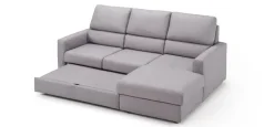 Divani letto con penisola Divano-letto mod.miki con chaise-longue in promo-sconto del 50% Excò a prezzo scontato