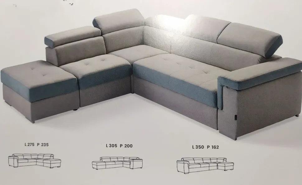 Divani letto New Oliver BM Design in Offerta Outlet a 1300€