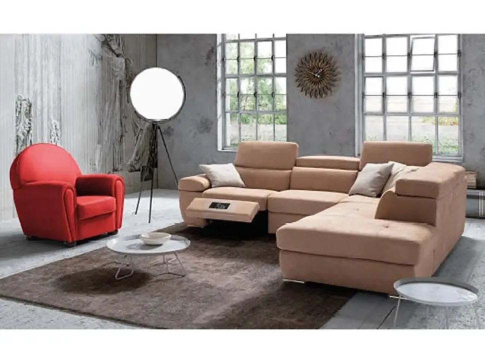 Divano angolare Aurora Tancredi a PREZZO OUTLET scontato del 50%