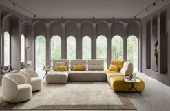 Divano angolare Divano byron Le comfort in Tessuto a 3500€