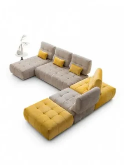 Divano angolare Divano byron Le comfort in Tessuto a 3500€