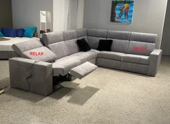 Divano Angolare Divano con relax doppio ad angolo di Md work a prezzo ribassato