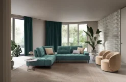 Divano angolare Divano joplin Le comfort in Tessuto a 3000€