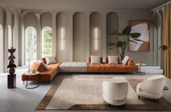 Divano angolare Divano modello bowie Le comfort in Offerta Outlet