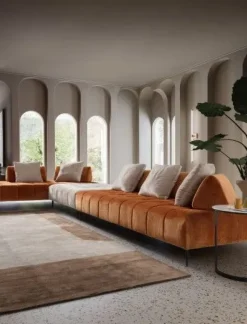 Divano angolare Divano modello bowie Le comfort in Offerta Outlet