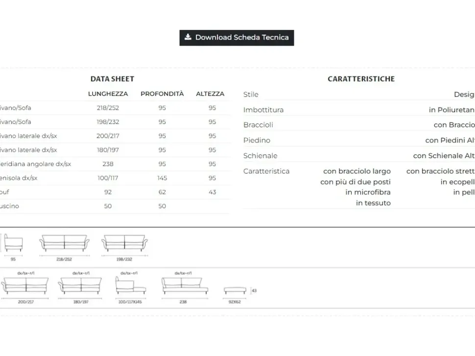 Divano Angolare Ego Divanidea a 4409 Euro