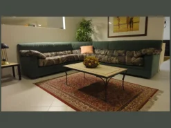 Divano angolare in microfibra sfoderabile scontato -80%