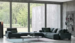 Divano Angolare in Tessuto My place di Flou