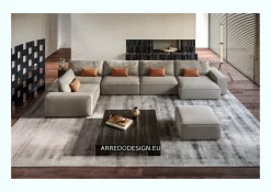 Divano Angolare in Tessuto sfoderabile  Adam di Le comfort