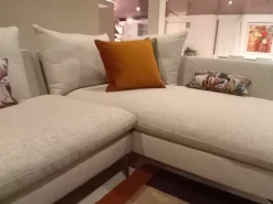 Divano Biba salotti Divano con penisola mod link PREZZI OUTLET sconto 30%