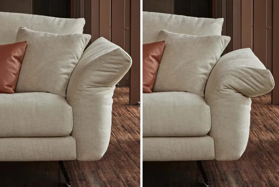 Divano Chelsea tessuto in poliuretano Rosini in Offerta Outlet