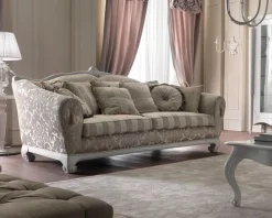 Divano Classic montecarlo seta velluto Md work: SCONTO ESCLUSIVO