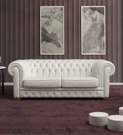 Divano classico pelle Anemone di Sofangel con sconto del - 21%