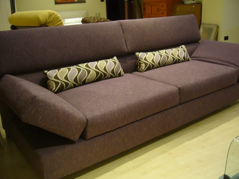 Divano con chaise longue in tessuto sfoderabile ALIANT di Biba