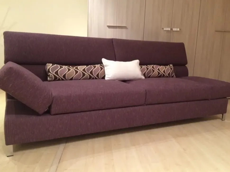 Divano con chaise longue in tessuto sfoderabile ALIANT di Biba