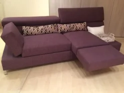 Divano con chaise longue in tessuto sfoderabile ALIANT di Biba