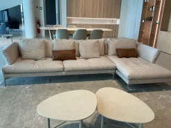 Divano Con penisola Aliante di Bonaldo a prezzo ribassato