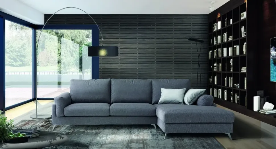 Divano con penisola Axel Biel salotti PREZZI OUTLET