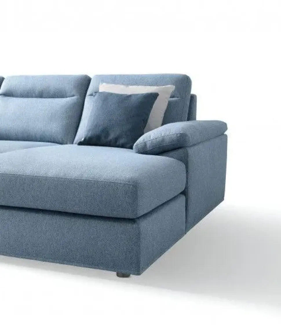 Divano con penisola Caligo Mottes selection a PREZZO OUTLET scontato del 40%