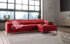 Divano con penisola Divano in tessuto technonabuk idrorepellente Md work in OFFERTA - 43%