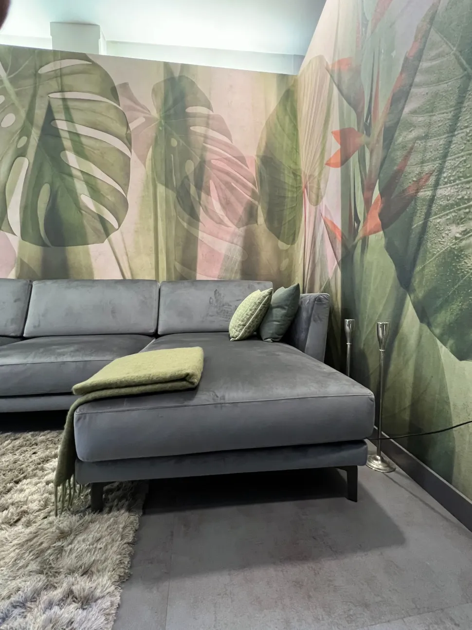 Divano con penisola Gregory Doimo salotti a PREZZO OUTLET scontato del 50%