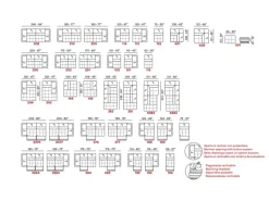 Divano con penisola Habart 21 Max divani a prezzo scontato