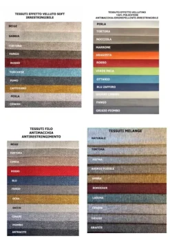 Divano con penisola Helen PREZZI OUTLET 50% sconto.