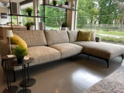 Divano con penisola in Tessuto Bodema a prezzo scontato