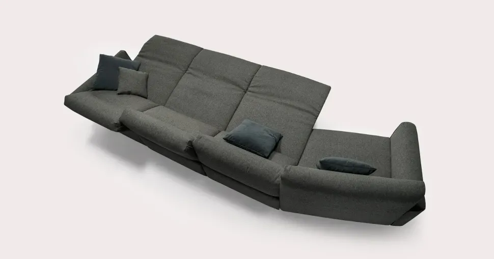 Divano Con penisola Madrid Rosini in Offerta Outlet a 3499 Euro