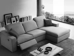 Divano con penisola Magnum Crippa divani&letti PREZZI OUTLET