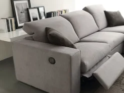 Divano con penisola Magnum Crippa divani&letti PREZZI OUTLET