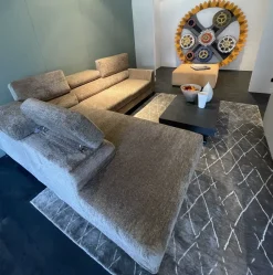 Divano Con penisola modello Divano penisola piede alto di Zr in offerta