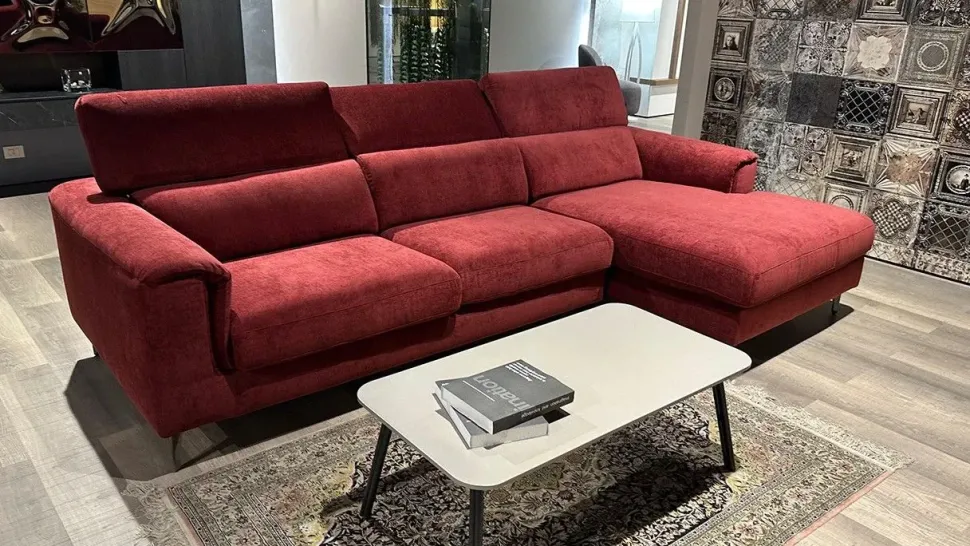 Divano Con penisola modello Grey di La casa moderna a prezzi outlet