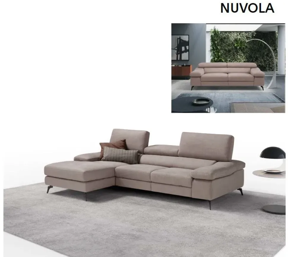 Divano con penisola Nuvola Sofangel: con uno SCONTO ESCLUSIVO del 50%