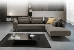 Divano con penisola Ross 10 c. Md work in Offerta Outlet