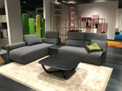 Divano con penisola Samoa Deep real PREZZI OUTLET sconto 40%