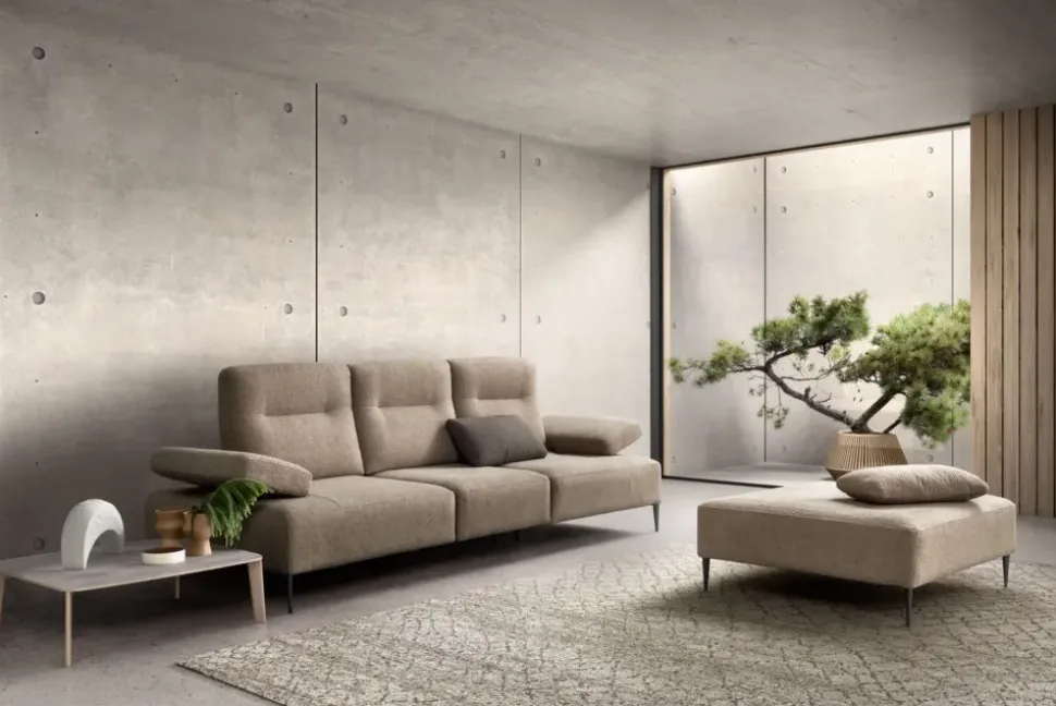 Divano Dalton in Tessuto sfoderabile di Samoa scontato 40%