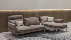 Divano design microfibra Modula di Max divani con sconto del - 33%