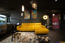 Divano design pelle Bertè di Franco ferri con sconto del - 50%