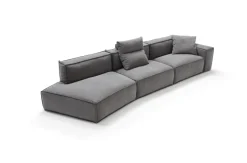 Divano design tessuto Arke f di Md work con sconto del - 53%