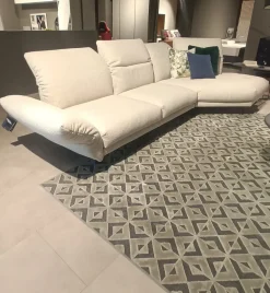 Divano Divano con penisola online ditreitalia tessuto in piuma Ditre italia a prezzo scontato